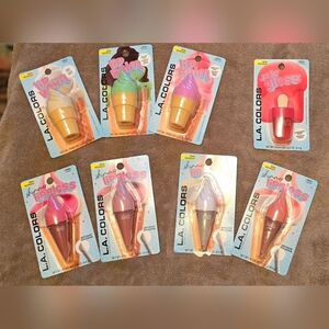 L.A. Colors Ice Cream Lip Balm and Lip Gloss Set